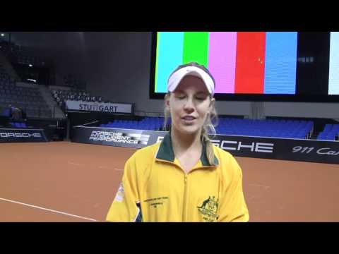 Fed Cup Australia v Germany: Olivia Rogowska pre-tie interview