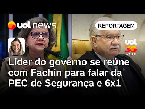 Líder do governo se reúne com Fachin para falar da PEC de Segurança e 6×1 | Tatiana Farah