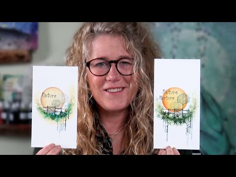 Countryside Sunset by Tracey Dutton - A Lavinia Stamps Tutorial