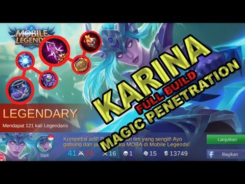 ~ Karina #Part 1 ~ Full BUILD Magic PENETRATION (Real Match Not AI)