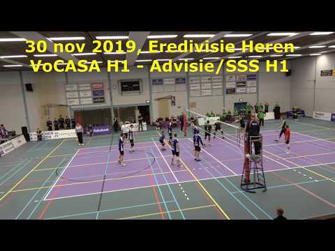 2019-11-30 VoCASA H1 -  Advisie/SSS H1 (Eredivisie Heren Volleybal)