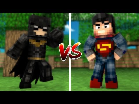 BATMAN SET VS SUPERMAN SET (Minecraft)