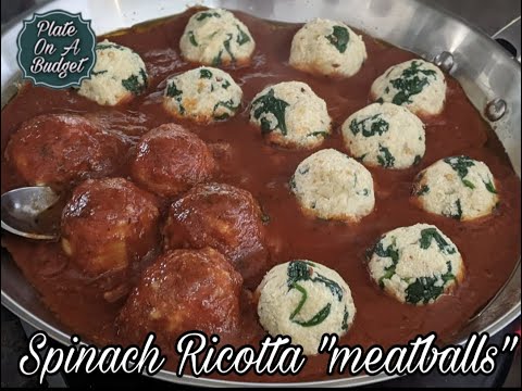 SPINACH RICOTTA MEATBALLS