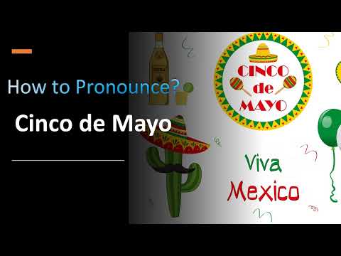 How to Pronounce Cinco de Mayo (in Spanish and in English)