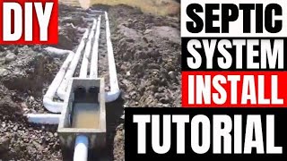 Installing a new septic system complete DIY tutorial for beginners