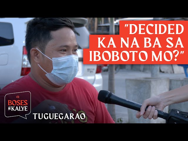 BOSES NG KALYE: Nakapili na ba ng presidente at VP ang mga taga-Tuguegarao?