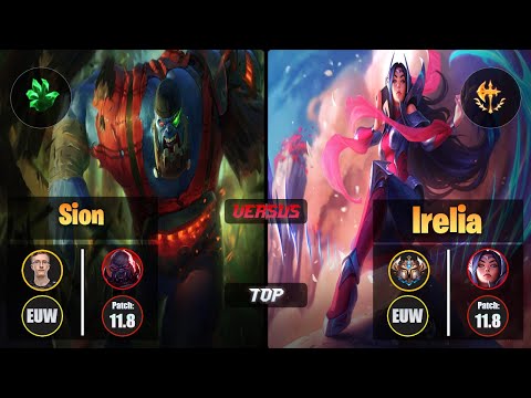MagiFelix SION (Top) [Grasp of the Undying] VS IRELIA - Challenger EUW Patch 11.8