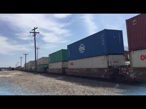 A Long BNSF Container Train