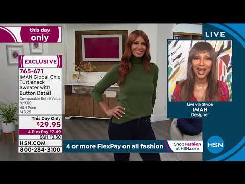 HSN | IMAN Global Chic Fashions 10.12.2021 - 09 PM