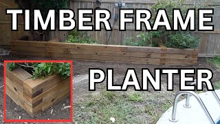 Timber Frame Above Ground Planter