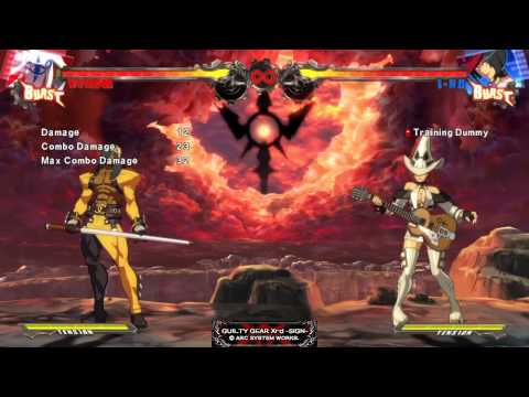 Venom GGXrd Combo Compilation #1