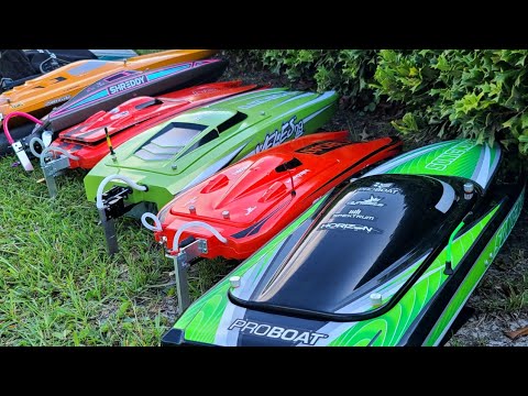 Boat Bashing With The Boat Gang - Fast Rc Boat