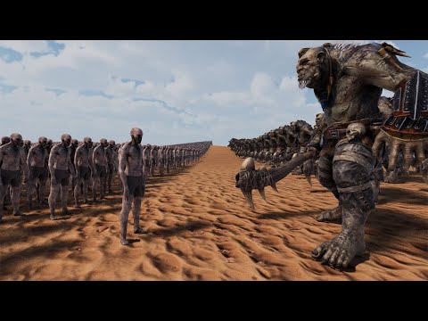 1.000.000 ZOMBIES VS 1 BIG ARMY OF TROLLS  - ULTIMATE EPIC BATTLE SIMULATOR 2 - UEBS