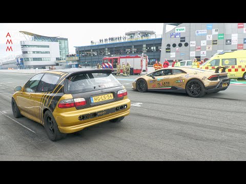 Lamborghini Huracan Performante 1050HP Honda Civic VTEC Turbo AWD