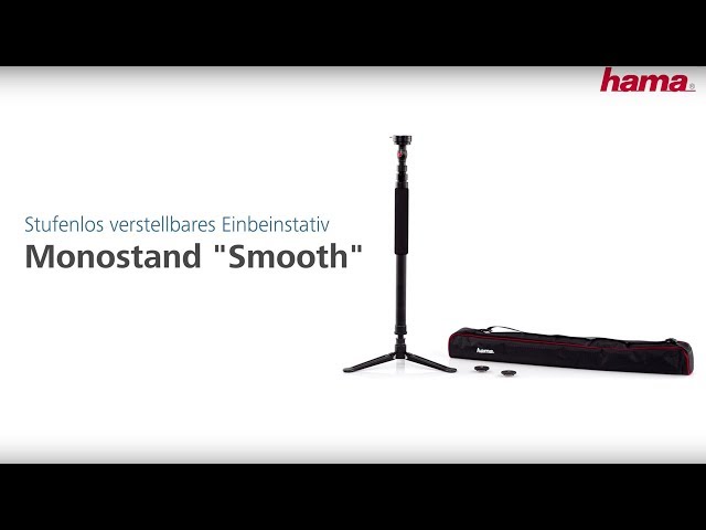 Video Teaser für Stufenlos verstellbares Einbeinstativ „Smooth“
