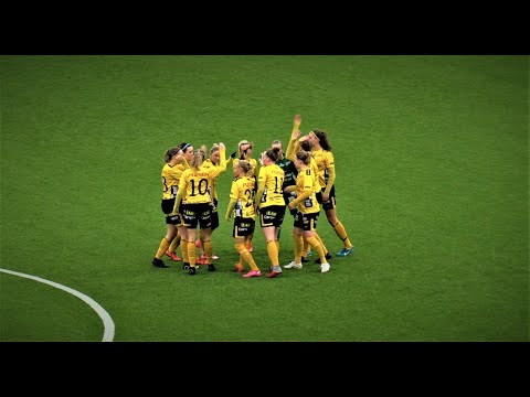 IFE Dam - Sävedalen IF Dam 3-1. Sammandrag träningsmatch 2 Borås Arena 2020-10-25.