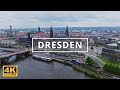 Dresden , Germany 🇩🇪 | 4K Drone Footage (With Subtitles)