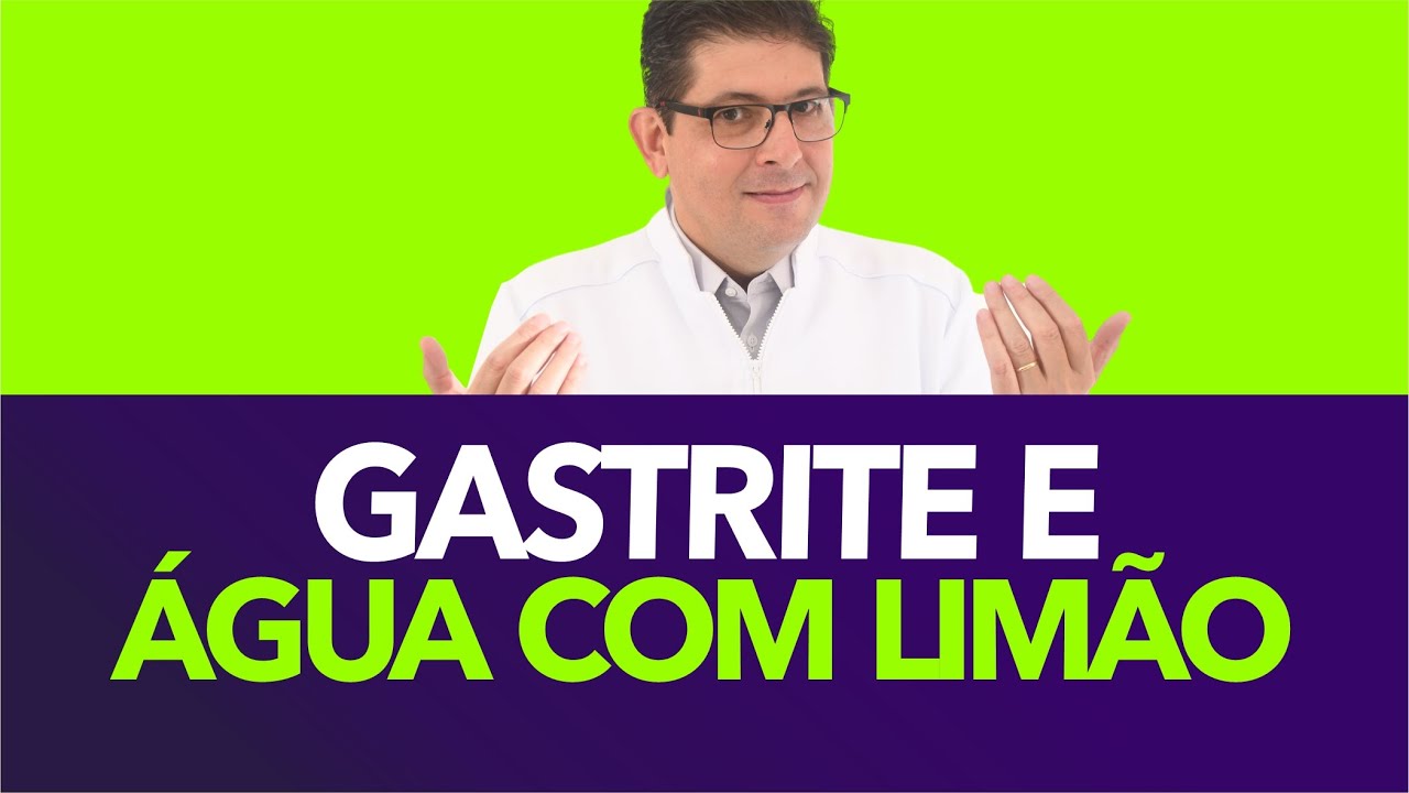 Quem tem gastrite pode tomar água com limão? | Dr Juliano Teles