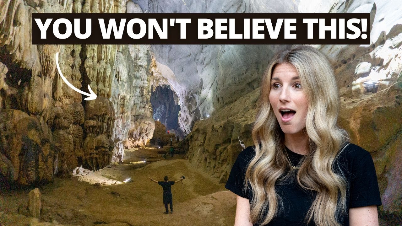 Experience an enchanting journey through Paradise Cave, marveling at its majestic limestone formations and brilliantly lit interiors within Phong Nha's breathtaking cave landscapes.