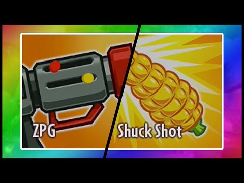 ZPG vs SHUCK SHOT! Plants vs Zombies Garden Warfare 2 "ABILITY COMPARISON"