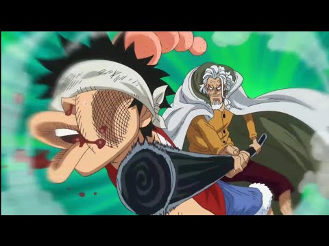 Luffy remembers training with Rayleigh on Rusukaina island