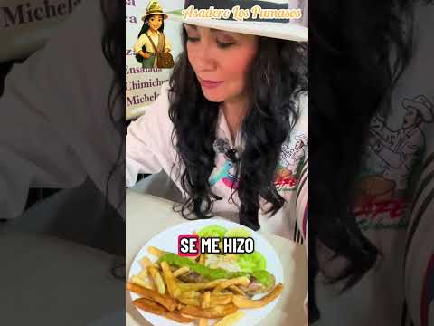 Una delicia de chorizo de cerdo aquí en el asadero los pumasos en Calarca Quindio.