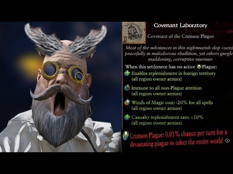 The Covenant Lab Unusual Location Give Plague Immunity BUT 0.01% Chance of World-Devastating Plague