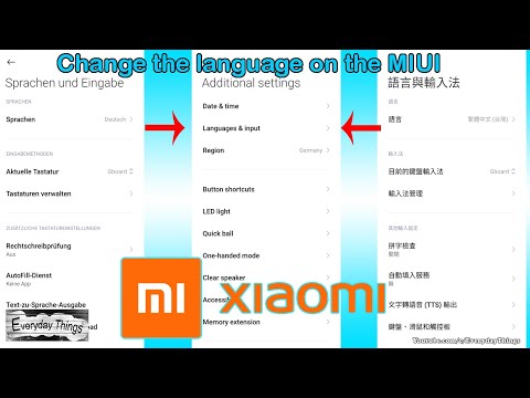 How to change the language on MIUI Xiaomi phone