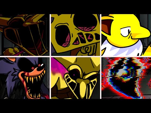 Friday Night Funkin' - Left Unchecked but everytime it's Hypno turn a Different Skin Mod is used