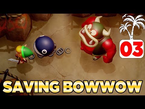 BEST ZELDA COMPANION Bow Wow in Link's Awakening Switch - 100% Walkthrough 03