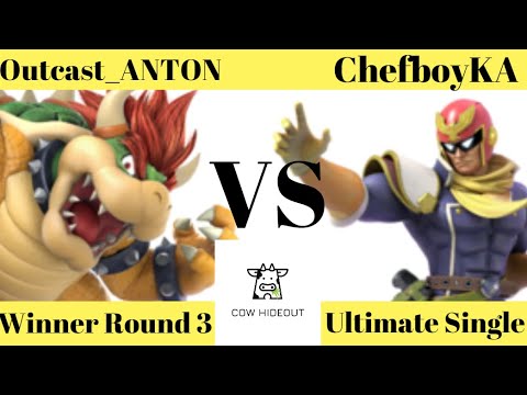 Cow Hideout - Winner Round 3: Outcast_ANTON (R.O.B/Bowser) vs ChefboyKA (Cloud/C.Falcon)