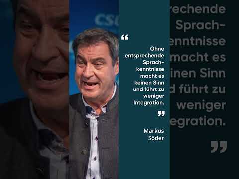 Reaktion auf Zuwanderung: CSU-Chef Söder kündigt Initiativen an