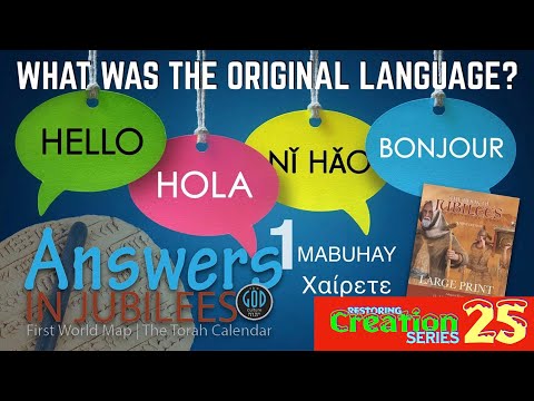What was the Original Language? Answers In Jubilees: Part 1