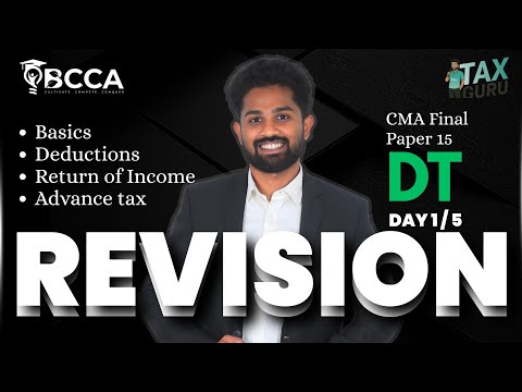 CMA FINAL | REVISION SERIES |DIRECT TAXATION | 100 % ENG | BY CA CMA MDK SIR | DEC 25
