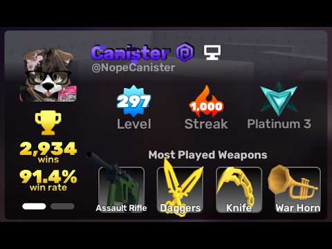 Roblox Rivals - 1000 Winstreak Player Plays FFA! (1v1s With Viewers)