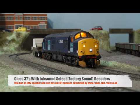 EM1 And EM2 Sound Fitted Class 37's With Nuclear Flasks