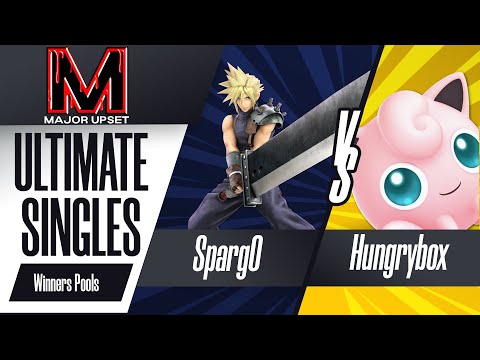Sparg0 (Cloud) vs Hungrybox (Jigglypuff) - Ultimate Singles Winners Pools - MAJOR UPSET