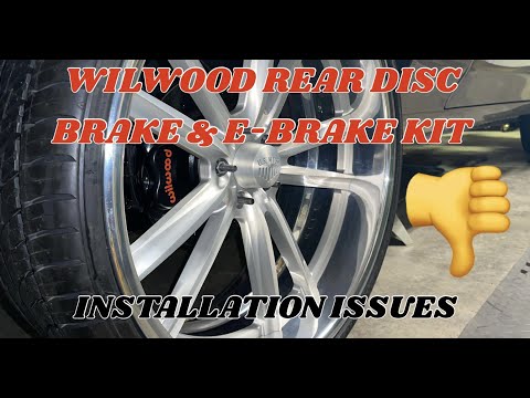 WILWOOD REAR DISC & E-BRAKE KIT- NOT IMPRESSED... YET | 71 CHEVELLE