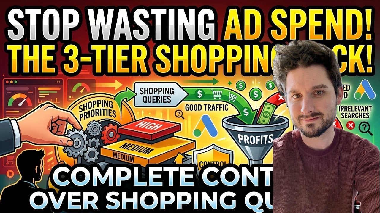 Watch on YouTube: Stop Wasting Ad Spend, the 3-Tier Shopping Hack
