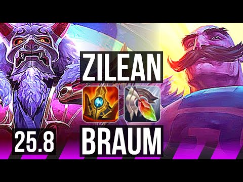 ZILEAN & Mel vs BRAUM & Lucian (SUP) | 4/4/18 | KR Master | 25.8