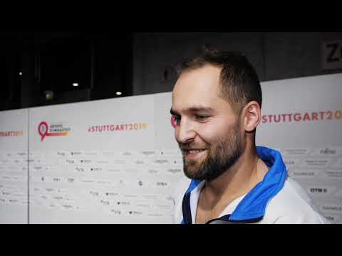 Alexander Shatilov (ISR) Interview 2019 Worlds Stuttgart - Qualifications