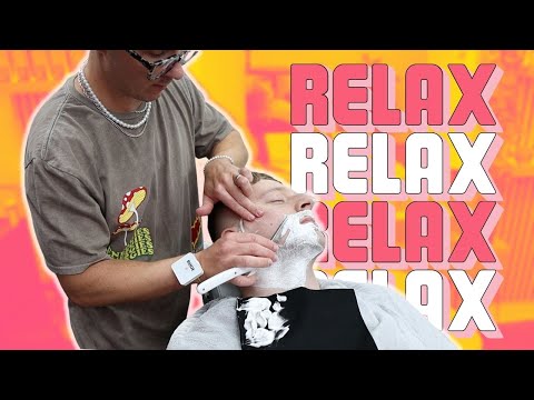 🎧ASMR🎧 London Barber 💈 Relaxing Hot Towel Shave 🪒