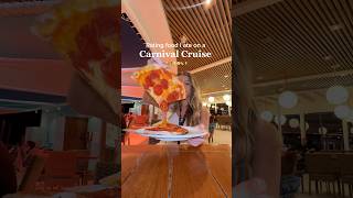 What I ate on the carnival Firenze ship! #cruise #food