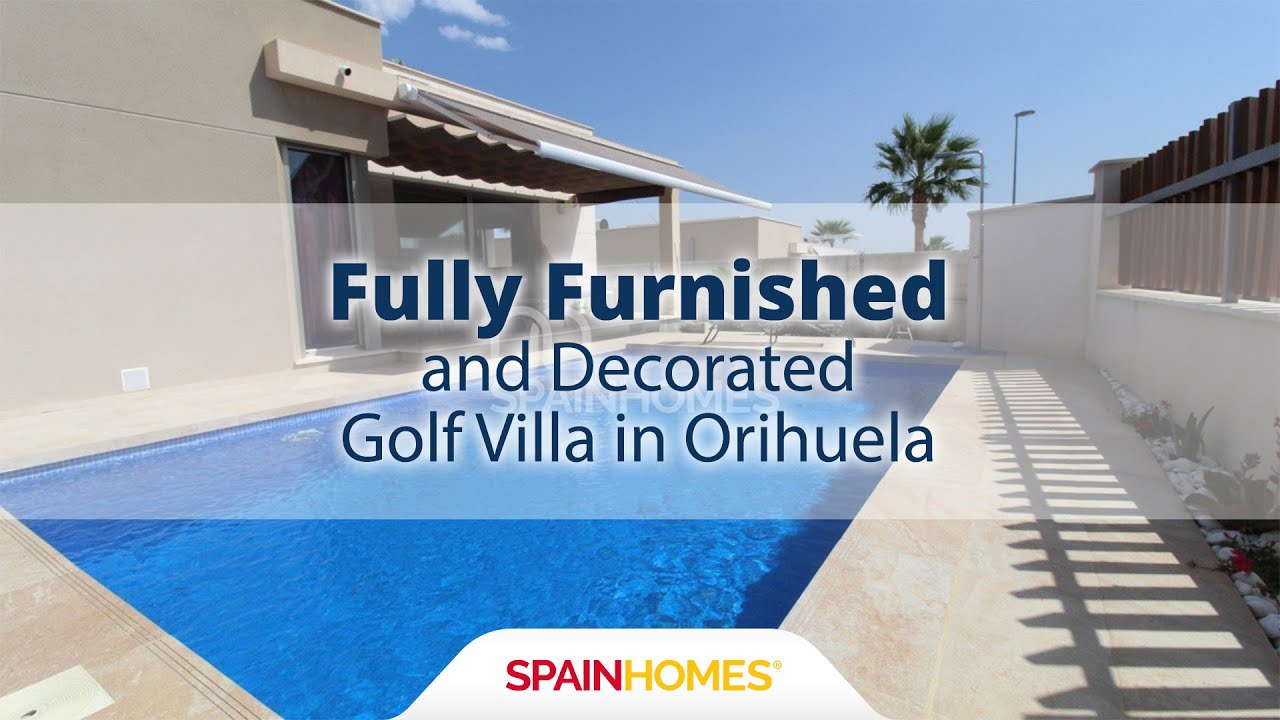 Orihuela’da Tamamen Mobilyalı Golf Villa
