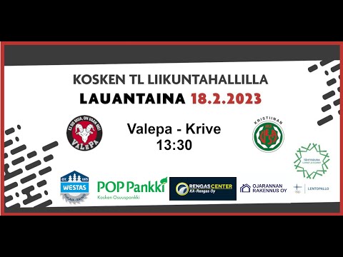 Kosken Kaiku C-pojat 18.2.2023 pooli 6C Valepa 1-Krive 13.30