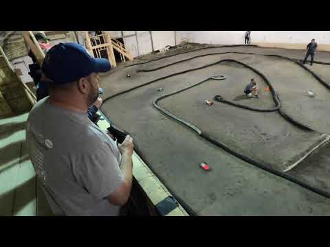 BUMPED UP.  Tekno EB410.2 4WD A-MAIN Race - Netcruzer RC