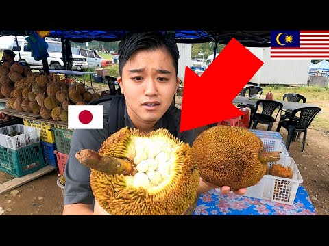 This is DURIAN in SABAH ?! | Foreigner's Reaction