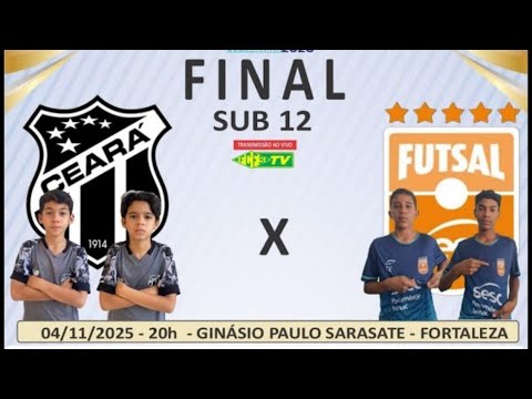 FINAL CAMPEONATO CEARENSE DE FUTSAL 🏆 Ceará SC vs SESC | SUB-12
