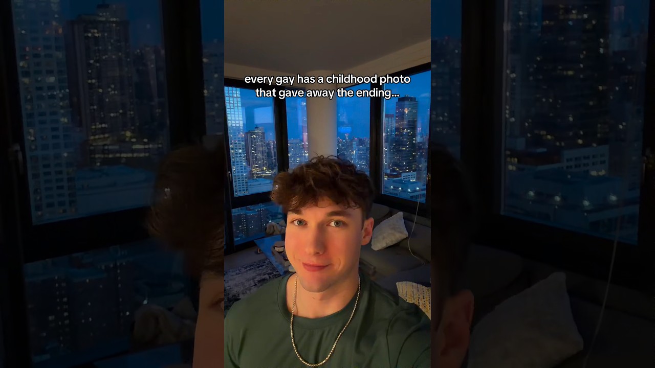 apparently every gay has a childhood pic that predicts they were gonna be gay...