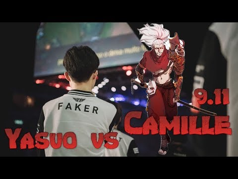 Faker - Yasuo vs Camille Mid - LoL Season 9 KR Ranked | League Of Legends
